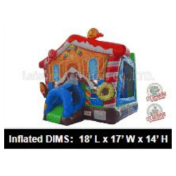 Dimensions20Candyland20Bounce20House20Rental20Pittsburgh20PA 1 Candyland Bounce House (with basketball hoop)