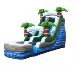 TNT20Tropical20Slide202 459694163 15' Tropical Marbled Water Slide (Wet or Dry)