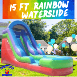 15' Rainbow Water Slide (Wet or Dry)