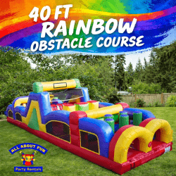 40 Foot Rainbow Obstacle Course