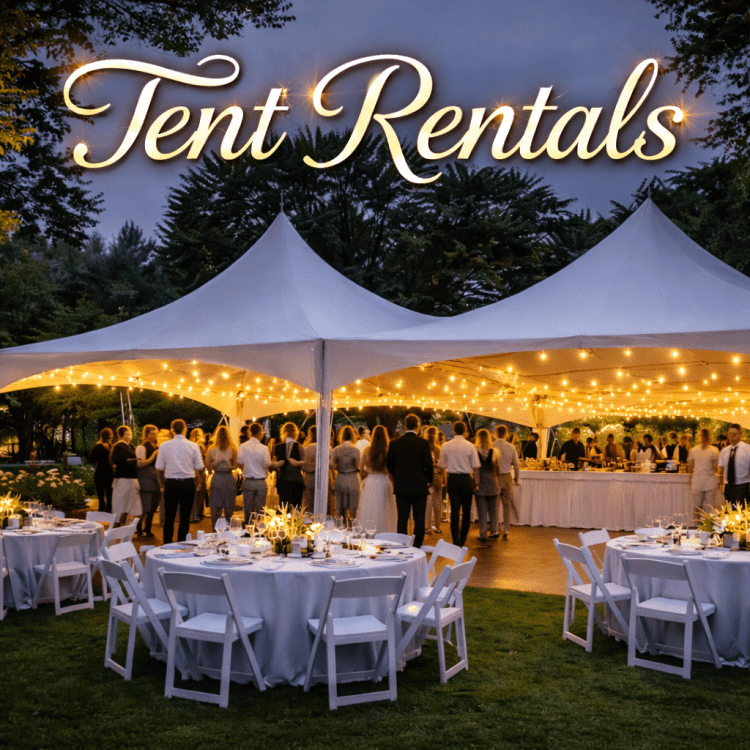 Tent Rentals,  Tables & Chairs
